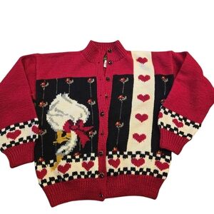 100% wool sweater from the brand South Wool cottagecore/farm Size MEDIUM (Flaw)